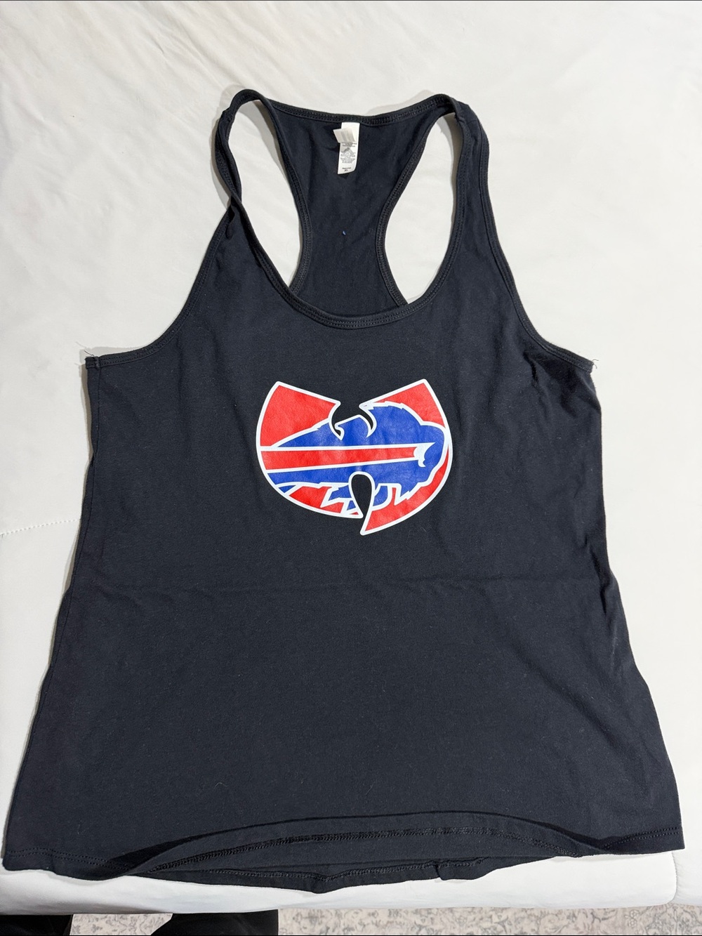 BUFFALO BILLS - WU 🙌🏼 Black Women's Graphic Racerback Tank Top